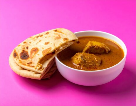South Indian Parotta and Chicken Curry