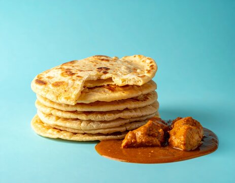 South Indian Parotta and Chicken Curry
