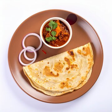 South Indian Parotta and Chicken Curry