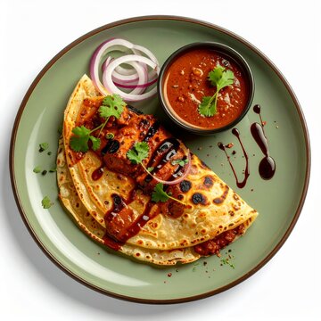 South Indian Parotta and Chicken Curry