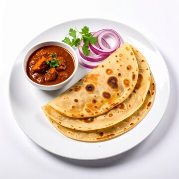 South Indian Parotta and Chicken Curry
