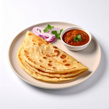 South Indian Parotta and Chicken Curry