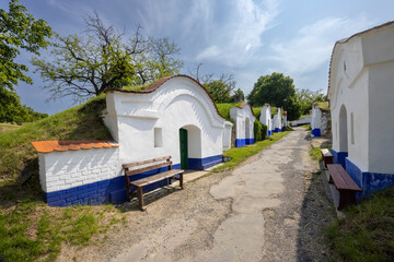Petrov wine cellars in Moravia, Czechia village architecture © Richard Semik