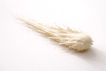 Vanilla Milk Comet Burst &mdash; Left-Half Copy Space (Premium Ad)