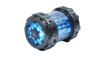 sci fi energy core glowing reactor background isolated on a Transparent background, PNG file.