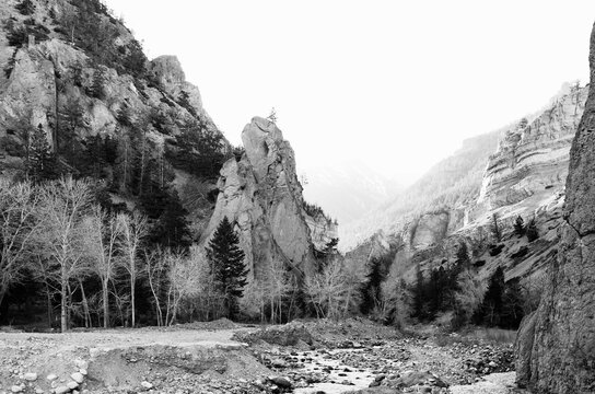 USA, Wyoming, Cody, Cabin Creek, near the Continental Divide, Wyoming, USA