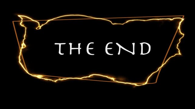 The end screen rendered in Adobe AE