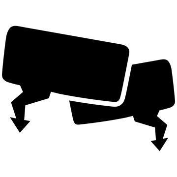 Talk Bubbles Icon. Dialogue and Speech Bubbles for Chat, Message, Communication and Conversation Concepts. Vector Illustration