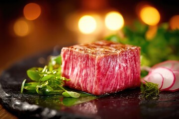 Grilled Steak Dish With Vegetables