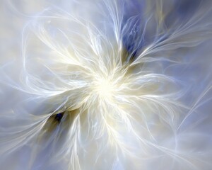 Abstract Light Floral Design