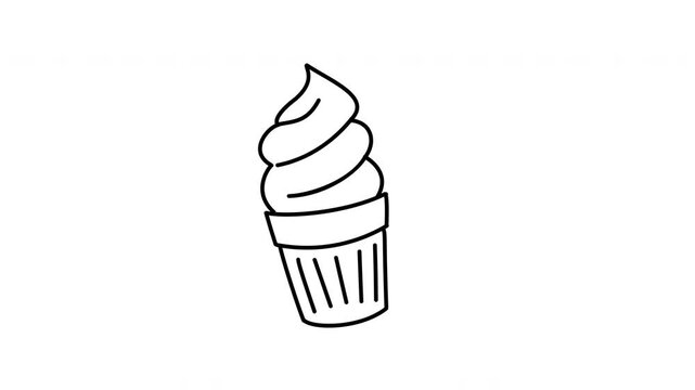 animated icon of ice cream