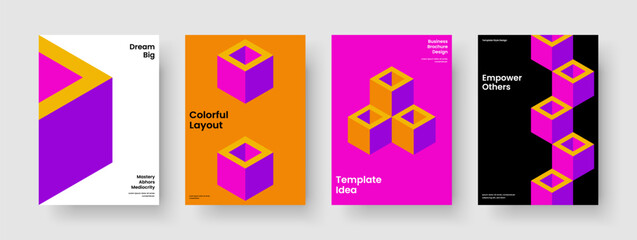 Obraz premium Geometric Poster Template. Modern Background Layout. Creative Brochure Design. Book Cover. Report. Banner. Flyer. Business Presentation. Journal. Pamphlet. Newsletter. Catalog. Handbill. Magazine