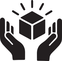 Asset Management and Secure Handling Vector Icon