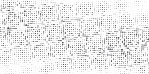 Halftone dotted background. black halftone effect pattern with white background