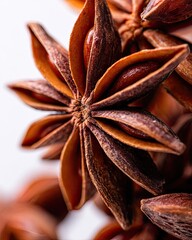 Closeup Of Star Anise Spices