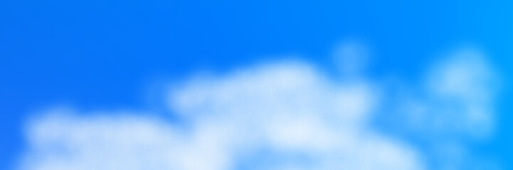 Fluffy white formations drift across bright azure backdrop. Transparent atmospheric elements with soft glow ideal for weather graphics, seasonal templates, and celestial designs. Vector illustration. © Narin