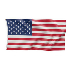 Obraz premium Waving american flag in vibrant colors