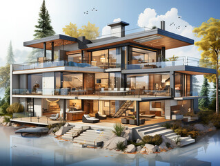 From blueprint to finish: Stages of designing a luxury villa