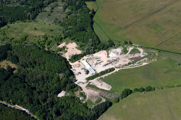 Alt Eggesin, Bauschutt Recycling-Platz 2016