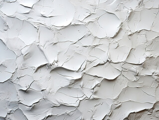 Abstract crumpled white paper texture with space for adding text