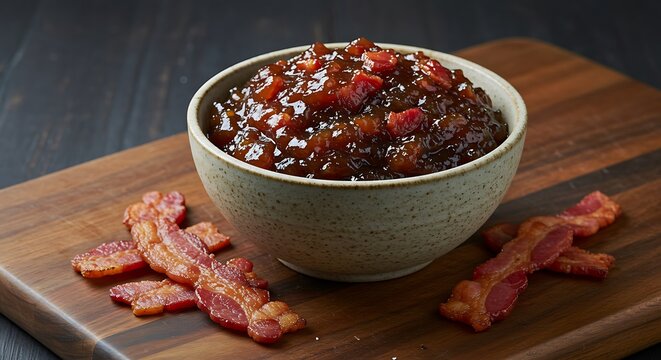 Caramelized Onion Relish & Crispy Bacon: Savory Sweet Delight