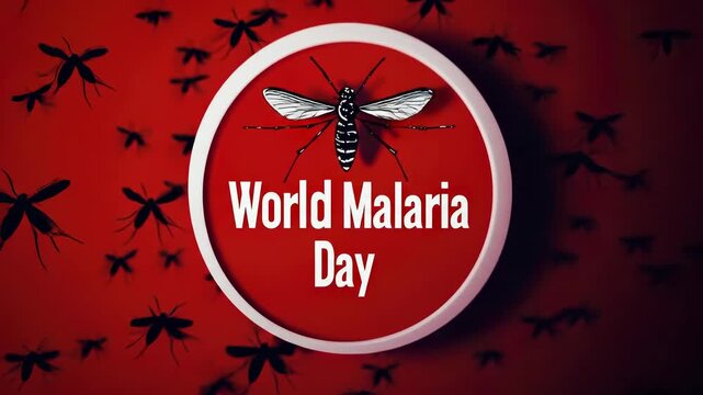 World Malaria Day global awareness campaign highlighting crucial fight against mosquito transmitted diseases, promoting prevention and public health initiatives