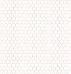 Pink Honeycomb Pattern on White Background