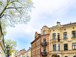 Obraz premium Street view of Vilnius in Lithuania