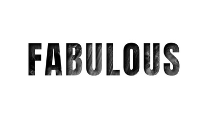 Fototapeta premium Fabulous uppercase letters typography design element