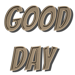 Good day png retro typography © Rawpixel.com