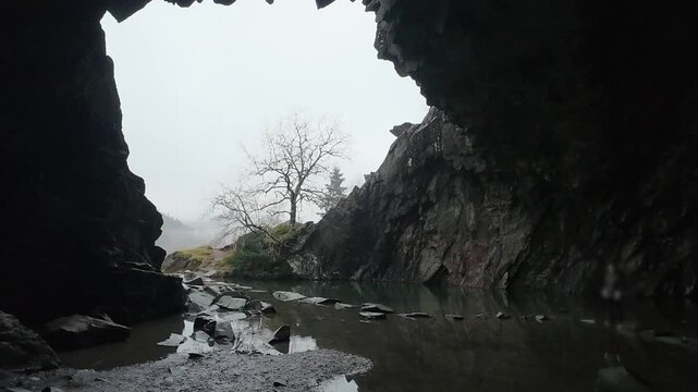 Rydal Cave Underground in Lake District