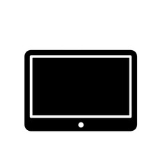 Sleek LCD Computer Monitor Vector Illustration