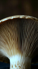 Mushroom Gills Macro Texture for Vertical Story Background