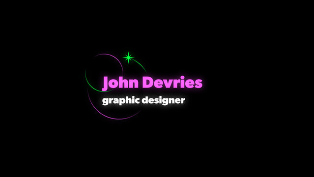 Space Odyssey Lower Third 03