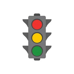 Traffic Light Illustration - Red, Yellow, and Green Lights.