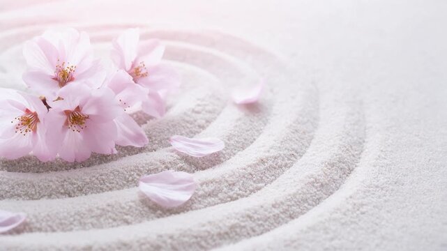 上品な春のイメージカット（桜）