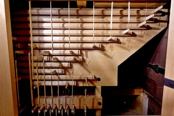 Pfeifenorgel - Trakturen - Innenleben - Innen