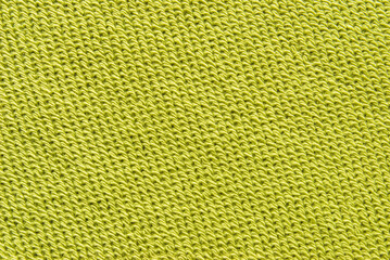 Soft green cotton plain french terry fabric texture or background