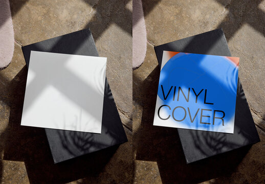 Mockup Of Customizable Album Sleeve