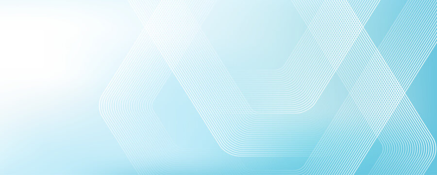 Modern medical or health care scientific abstract background with hexagons. Geometric stripe line art design for poster, brochure, cover, banner, header, website, presentation template