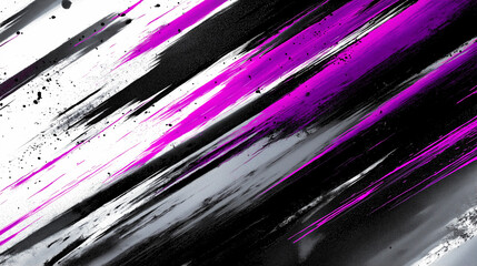 紫とモノトーンのスピードグリッチライン	