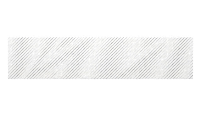 Blank seamless minimal line pattern tape strip mockup, angled hatching, diagonal layout, clean cut, isolated on white background,