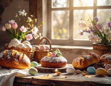 Easter Bakery Menu Template
