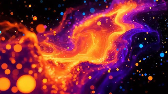 VibrantOrange-YellowNebulawithPurple-BlueHalo
