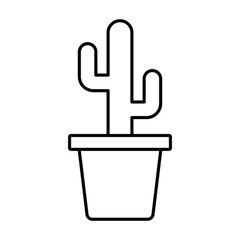 Cactus Vector icon which can easily modify or edit