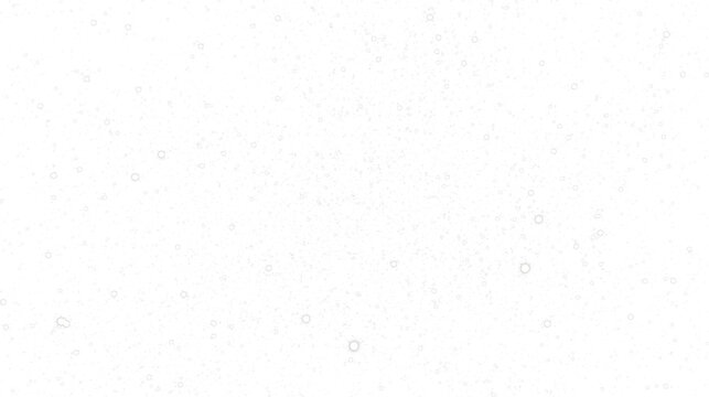 Silver White Glitter Dust Explosion Overlay Isolated on Transparent Background