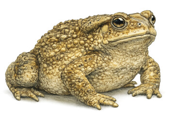 Obraz premium Thai Toad Isolated on Transparent Background