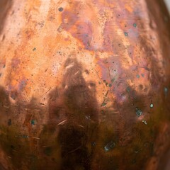 abstract tarnished copper metal background