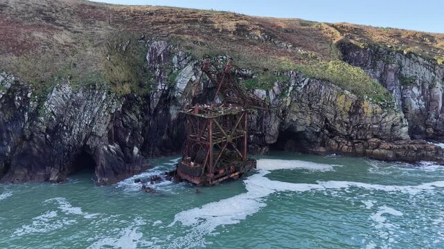 &ldquo;Samson Shipwreck Aerial &ndash; Cinematic 4K Drone Footage&rdquo;