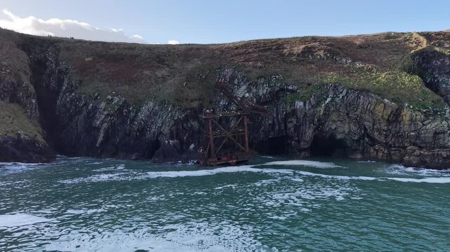 &ldquo;Samson Shipwreck Aerial &ndash; Cinematic 4K Drone Footage&rdquo;